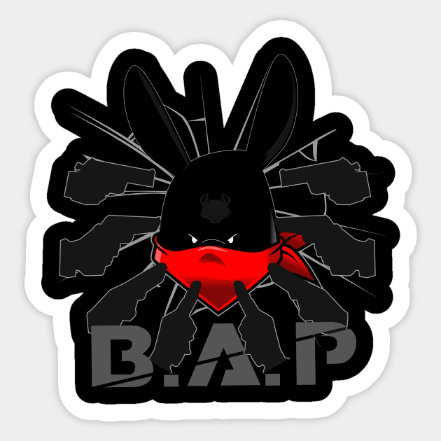 Kpop Bunny One Shot Sticker by Spikeani